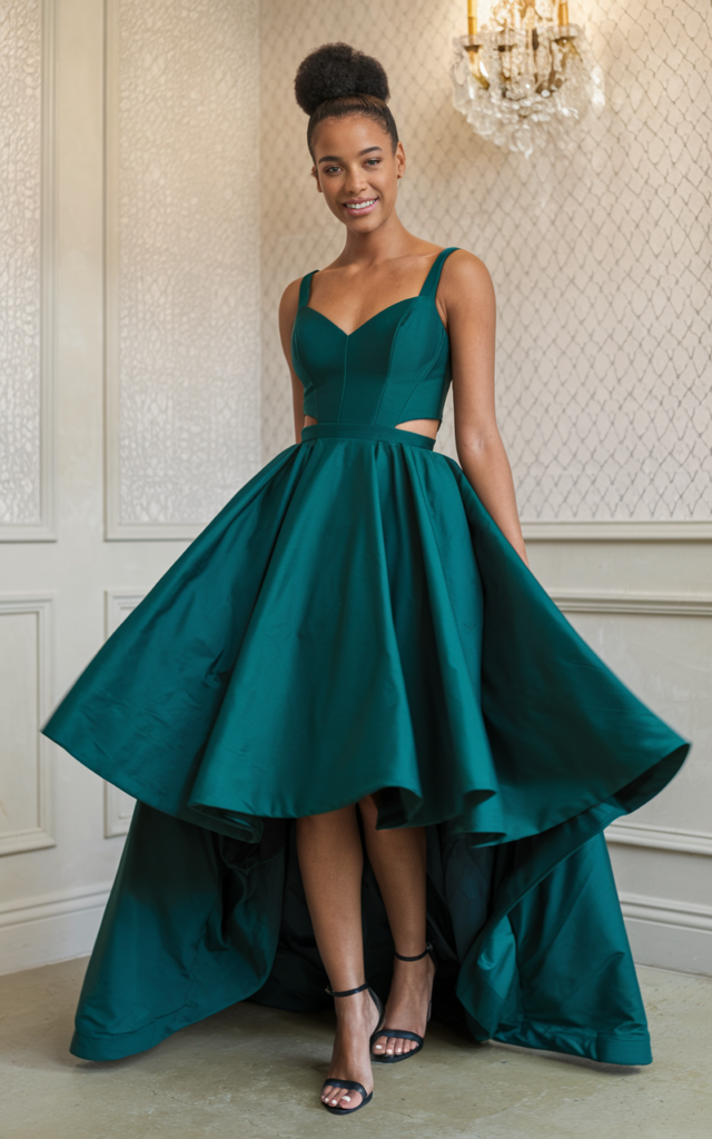 Make a statement in a bold cutout prom dress