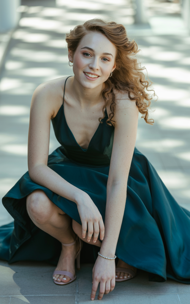 Opt for a high-low hem dress for playful movement