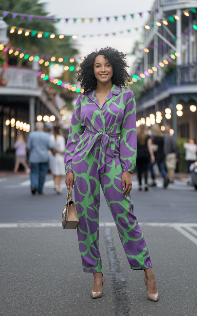 Choose a bold printed co-ord set.