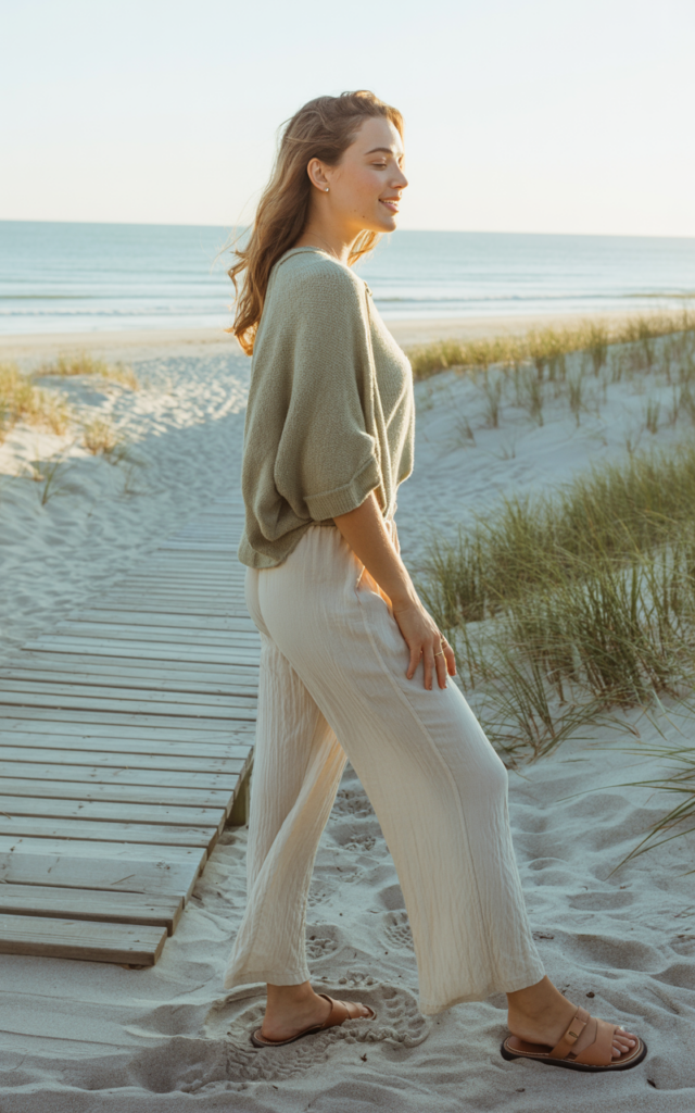 Embrace coastal influence in everyday outfits