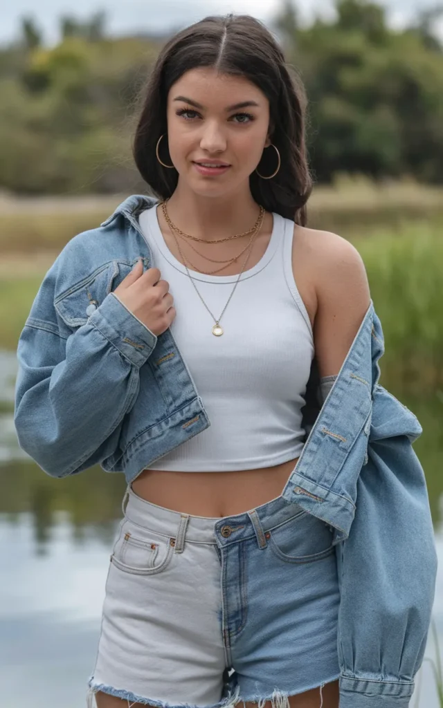 Go for a denim-on-denim moment with a twist
