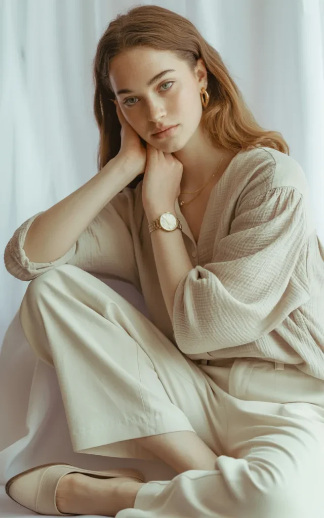 Combine neutral tones for a minimalist look