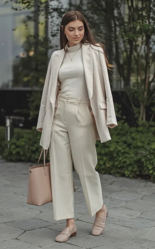 Style a monochrome neutral outfit 🤍