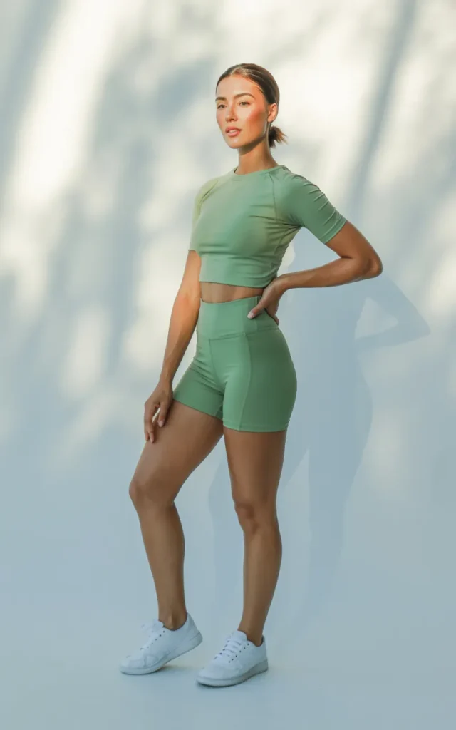 Match a co-ord athletic set for a sleek vibe