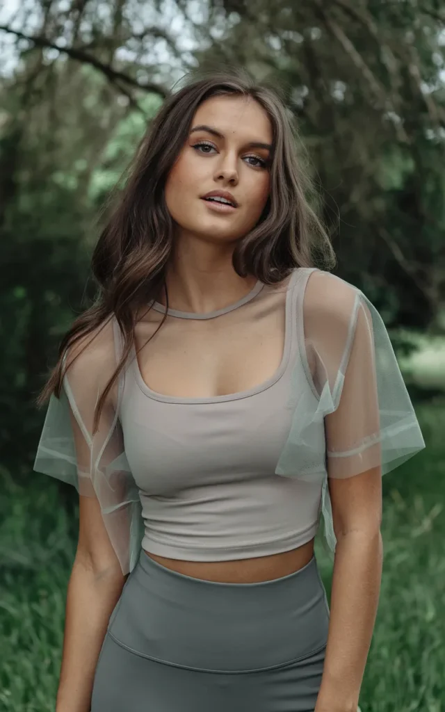Pair with a sheer top for a playful layered look