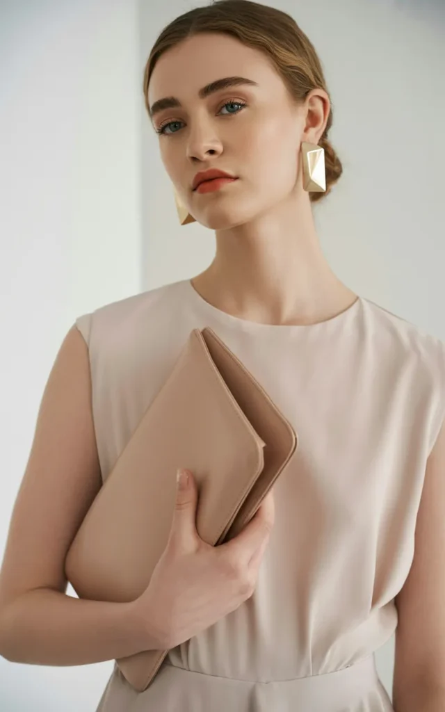 Go for a minimalist column dress with clean lines