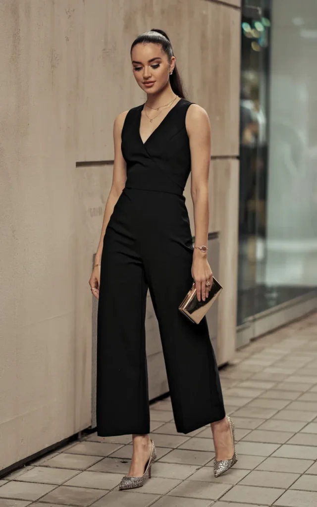 Style a Jumpsuit With Statement Heels